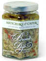 Artichoke, capers, olive oil, garlic and lemon meld together for a great tasting spread.