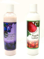 Who would not want to smear apples and huckleberry on their skin?
