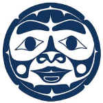 A moon Tattoo designed by Pacific Northwest Native American artists.