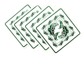 Native American Circle of Life Salmon Coaster