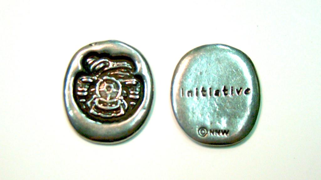 Native Coins - Pocket Spirit Raven Circle (INITIATIVE)