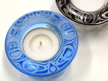 Native American candle holder