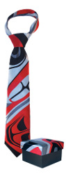 Northwest Coast Native American Eagle tie